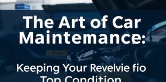 The Art of Car Maintenance: Keeping Your Vehicle in Top Condition The Art of Car Maintenance: Keeping Your Vehicle in Top Condition