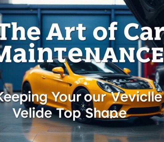 The Art of Car Maintenance: Keeping Your Vehicle in Peak Condition The Art of Car Maintenance: Keeping Your Vehicle in Top Shape