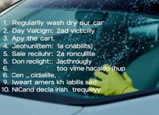 10 Daily Habits for a Flawless DIY Car Care Routine 1. Regularly Wash Your Car 2. Dry Your Car Thoroughly 3. Apply Wax or Sealant 4. Clean the Interior 5. Vacuum Regularly 6. Protect Your Paint 7. Clean Windows Inside and Out 8. Check and Maintain Tire Pressure 9. Inspect and Replace Wipers 10. Keep Your Car Organized