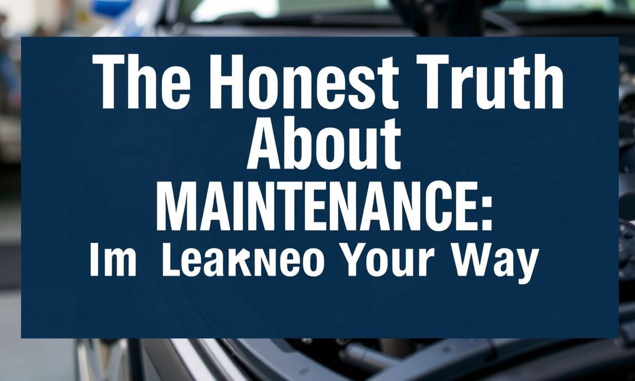 The Honest Truth About Car Maintenance: I've Learned the Hard Way